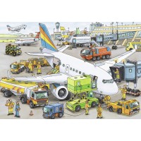 Puzzle Aeroport ocupat - 35 piese