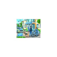 Puzzle ancheta politie 2x24 piese Ravensburger