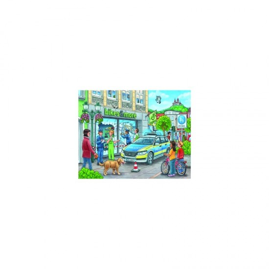 Puzzle ancheta politie 2x24 piese Ravensburger