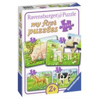Puzzle Animale la ferma 2/4/6/8 piese