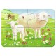 Puzzle Animale la ferma 2/4/6/8 piese