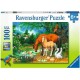 Puzzle animale la iaz 100 piese