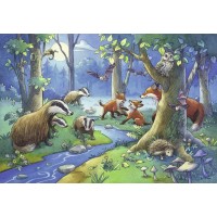 Puzzle Animale padure - 2x24 piese