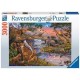 Puzzle Animale salbatice la rau Ravensburger 3000 piese
