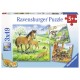 Puzzle Animale si pui - 3x49 piese