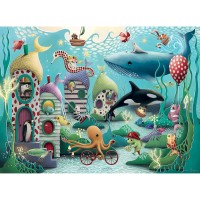 Puzzle animale subacvatice 100 piese
