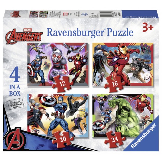 Puzzle Avengers - 12/16/20/24 piese