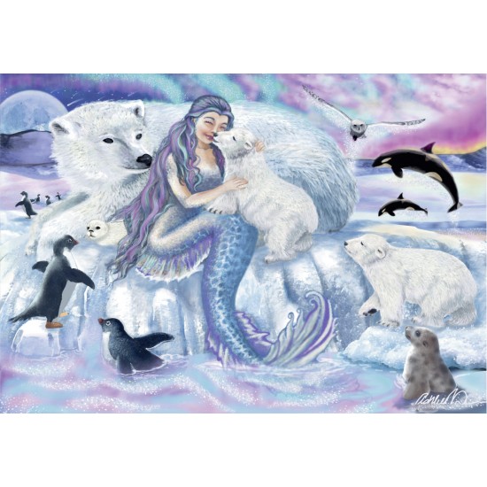 Puzzle Aventura sirenei 2x24 piese Ravensburger