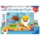 Puzzle Baby Shark 2x12 piese