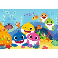 Puzzle Baby Shark 2x12 piese