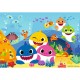 Puzzle Baby Shark 2x12 piese
