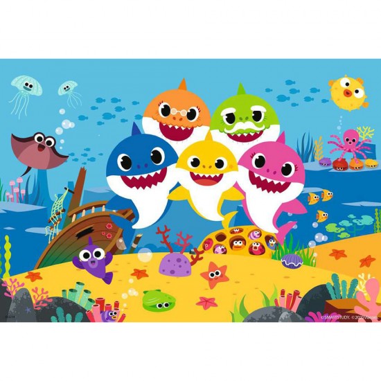 Puzzle Baby Shark 2x24 piese