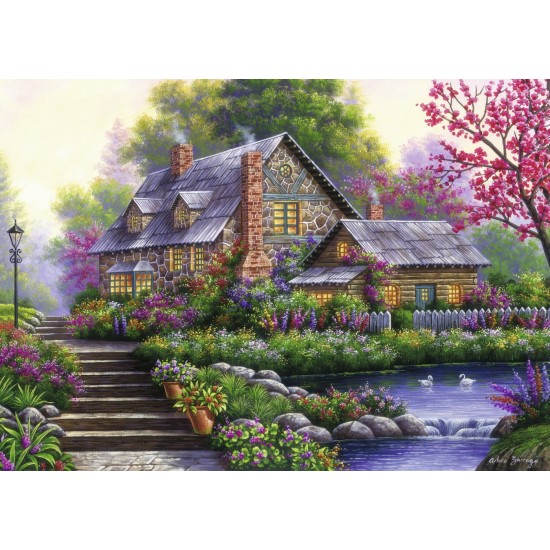 Puzzle Cabana Romantica 1000 piese