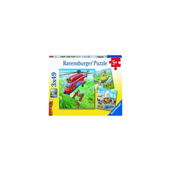 Puzzle deasupra norilor 3x49 piese