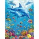 Puzzle delfini si pesti 100 piese