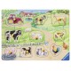 Puzzle din lemn ferma 10 piese