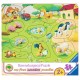 Puzzle din lemn Ferma - 9 piese