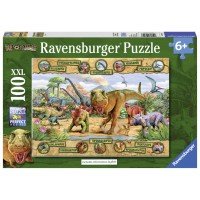 Puzzle Dinozauri - 100 piese