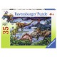 Puzzle Dinozauri - 35 piese