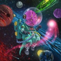 Puzzle dinozauri in spatiu 3x49 piese Ravensburger