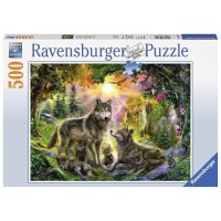Puzzle Familia lupilor - 500 piese