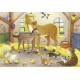 Puzzle Familii animale - 2x12 piese