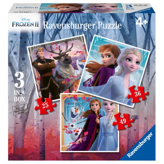 Puzzle Frozen II 25/36/49 piese