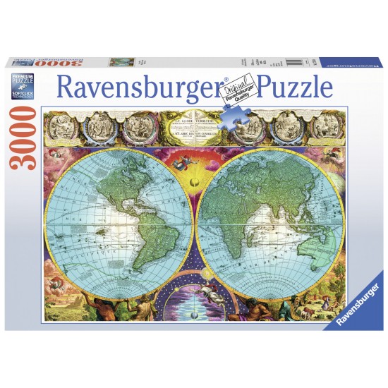 Puzzle Harta Antica - 3000 piese