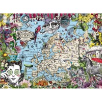Puzzle Harta Europei 500 piese