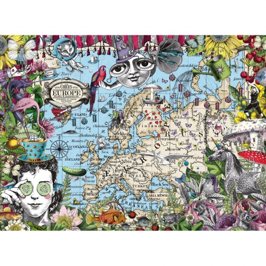 Puzzle Harta Europei 500 piese