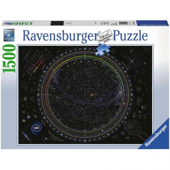 Puzzle Harta universului 1500 piese
