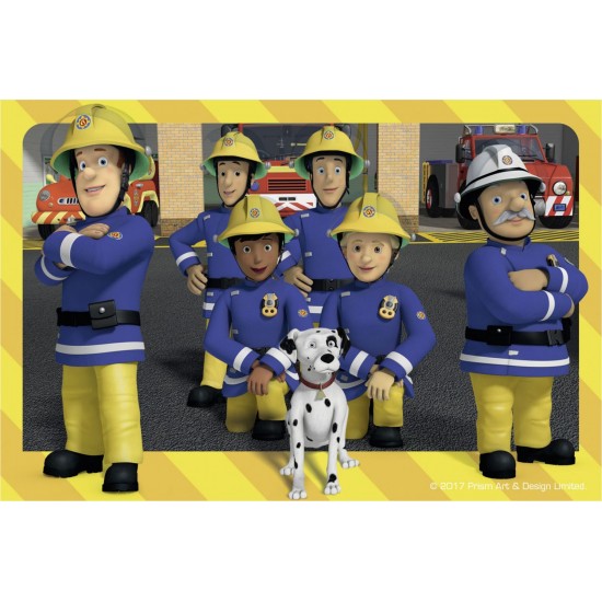 Puzzle in cutie Pompier Sam 6 piese