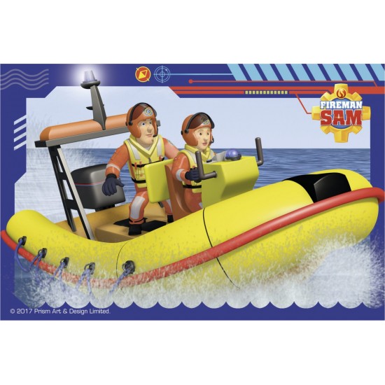 Puzzle in cutie Pompier Sam 6 piese