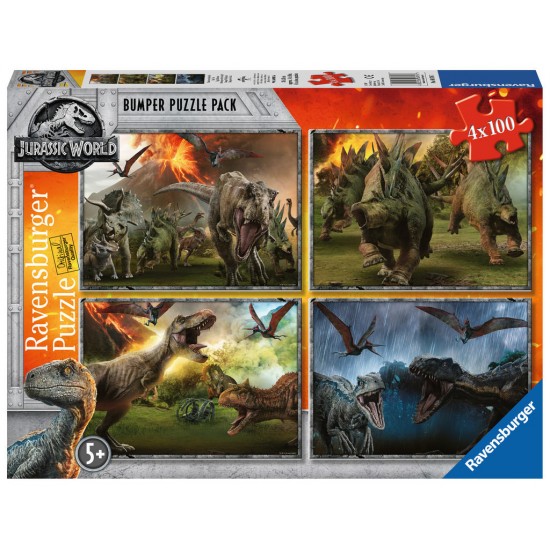 Puzzle Jurassic World 4x100 piese
