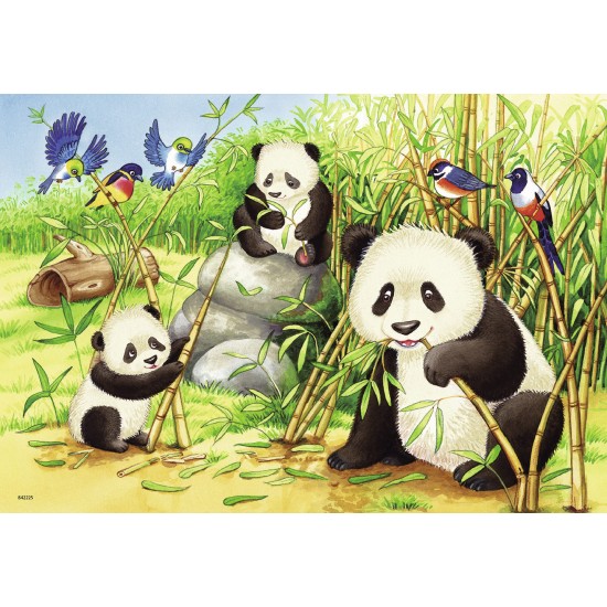 Puzzle Koala si Panda - 2x24 piese