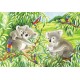 Puzzle Koala si Panda - 2x24 piese