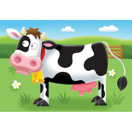 Puzzle La ferma - 2/3/4/5 piese