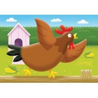 Puzzle La ferma - 2/3/4/5 piese