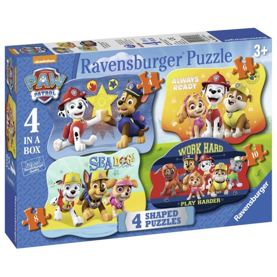 Puzzle Paw Patrol 4/6/8/10 piese