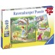 Puzzle personaje Disney 3x49 piese