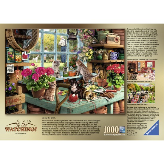 Puzzle Pisicute pe masa 1000 piese Ravensburger