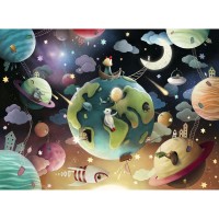 Puzzle planete 100 piese Ravensburger