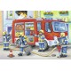 Puzzle plastic pompieri 12 piese