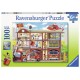 Puzzle Pompieri salvatori 100 piese Ravensburger