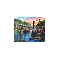 Puzzle port la rasarit Ravensburger 500 piese