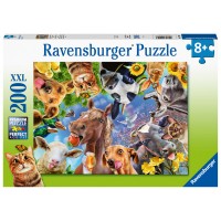 Puzzle portret cu animale 200 piese