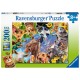 Puzzle portret cu animale 200 piese