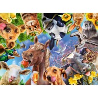 Puzzle portret cu animale 200 piese