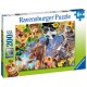 Puzzle portret cu animale 200 piese