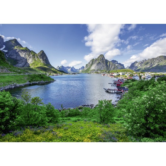 Puzzle Portul Lofoten - 1000 piese